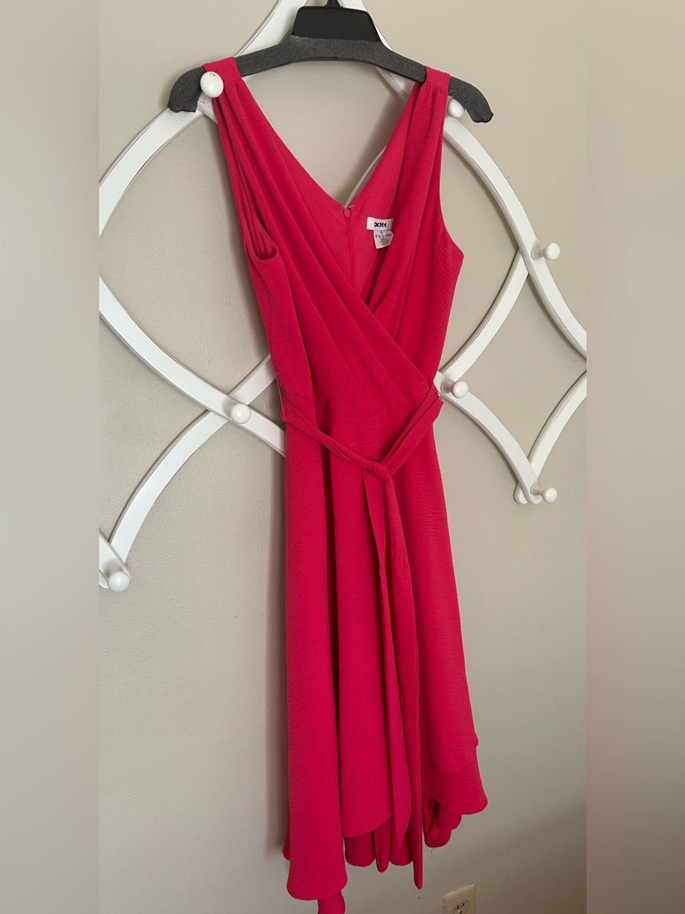 DKNY Fuchsia Midi Dress